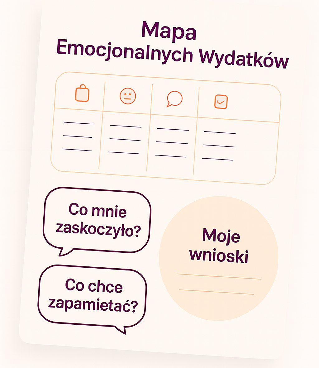Mapa emocjonalnych wydatków – darmowy PDF do pobrania